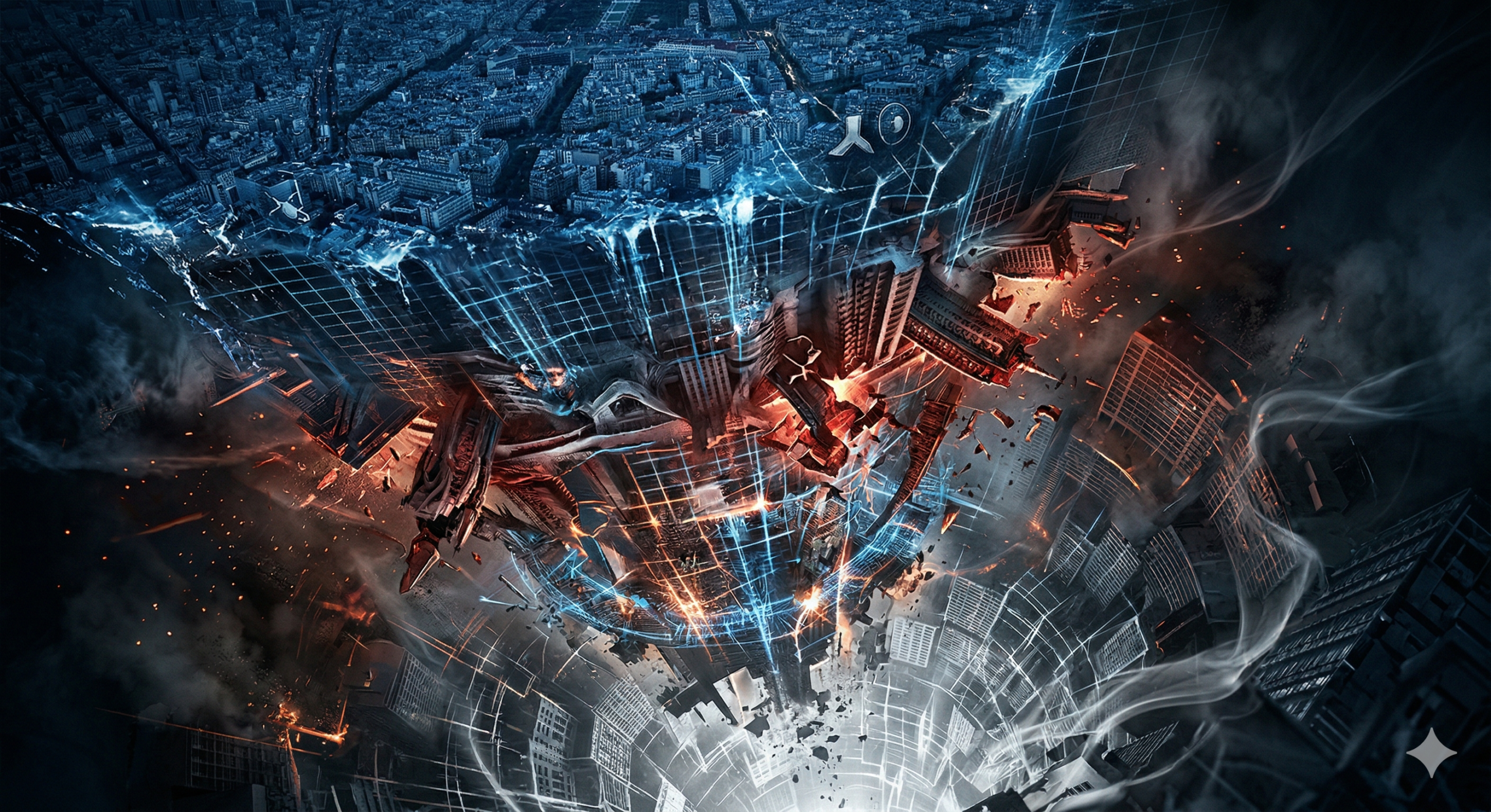 Recursive visual descent in Inception: Dream Nesting Protocols.